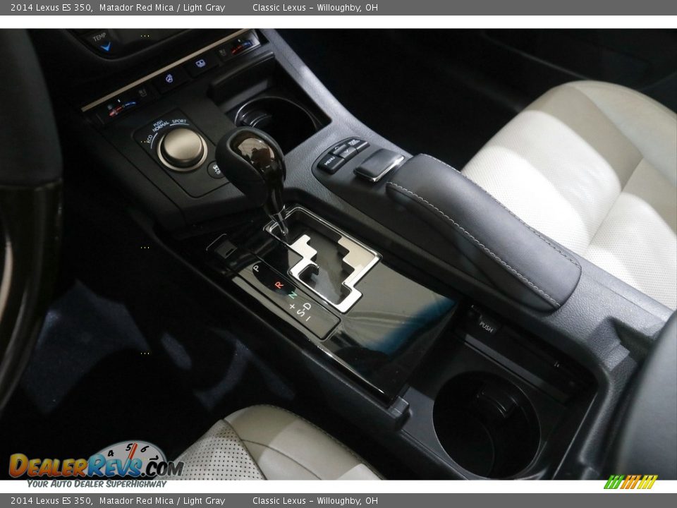 2014 Lexus ES 350 Matador Red Mica / Light Gray Photo #17