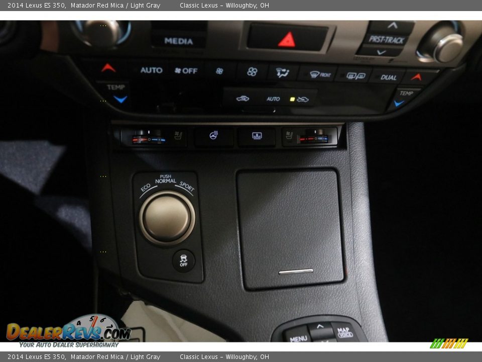 2014 Lexus ES 350 Matador Red Mica / Light Gray Photo #18