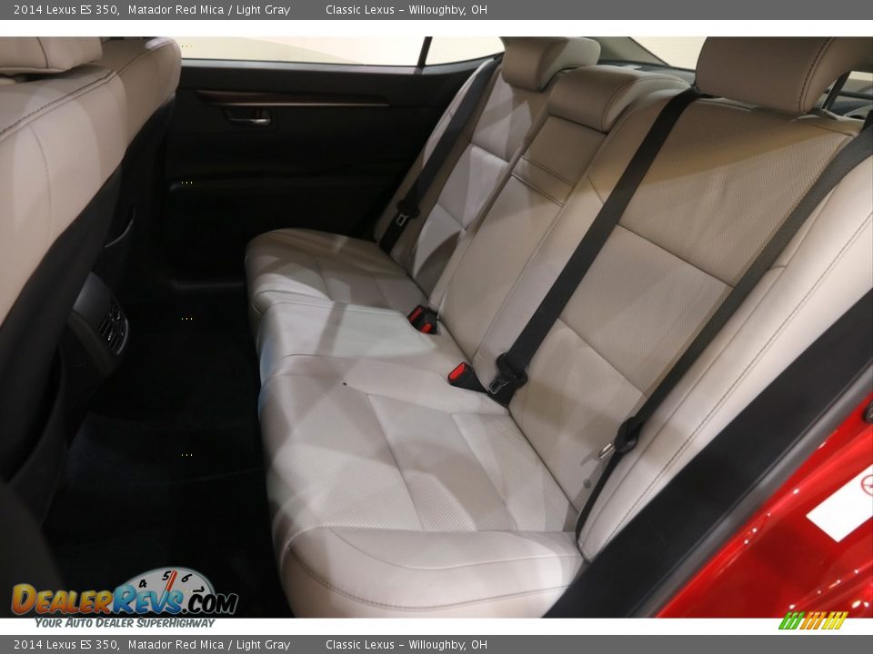 2014 Lexus ES 350 Matador Red Mica / Light Gray Photo #21