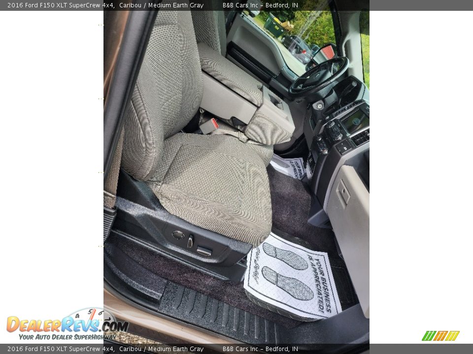 2016 Ford F150 XLT SuperCrew 4x4 Caribou / Medium Earth Gray Photo #24