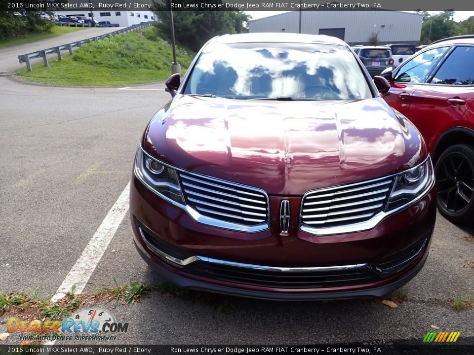 2016 Lincoln MKX Select AWD Ruby Red / Ebony Photo #2
