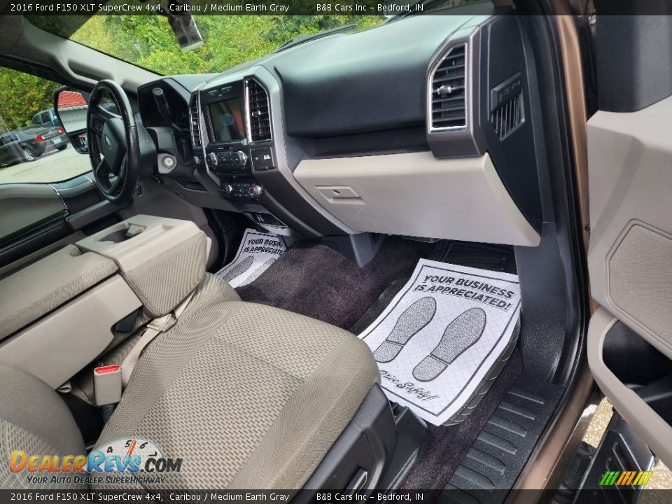 2016 Ford F150 XLT SuperCrew 4x4 Caribou / Medium Earth Gray Photo #25