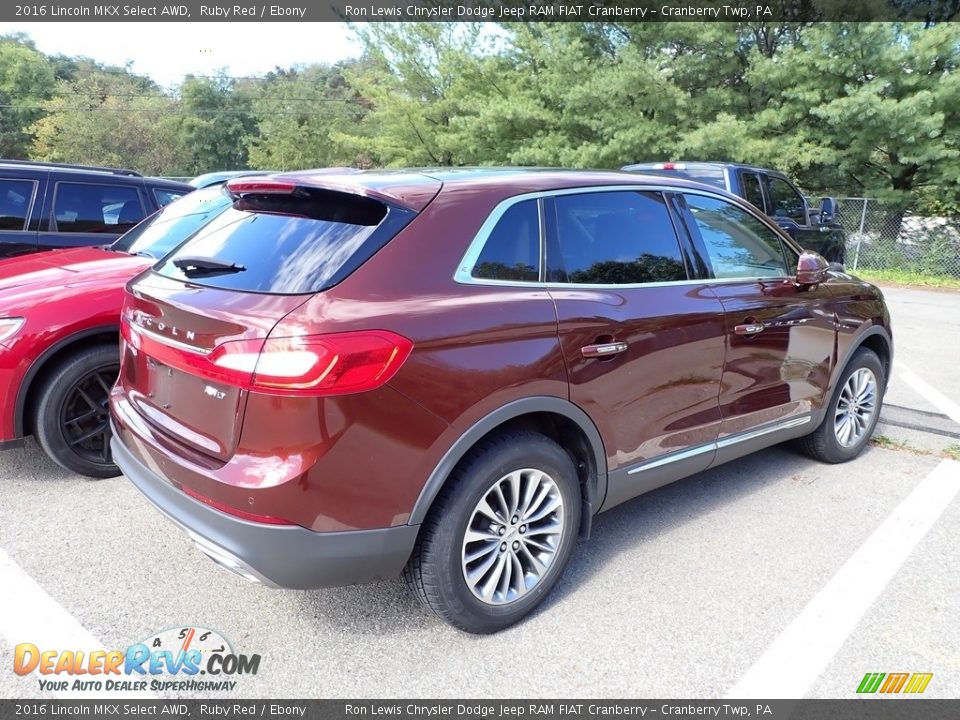 Ruby Red 2016 Lincoln MKX Select AWD Photo #4