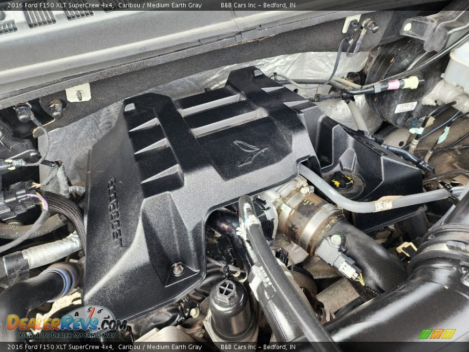 2016 Ford F150 XLT SuperCrew 4x4 Caribou / Medium Earth Gray Photo #28