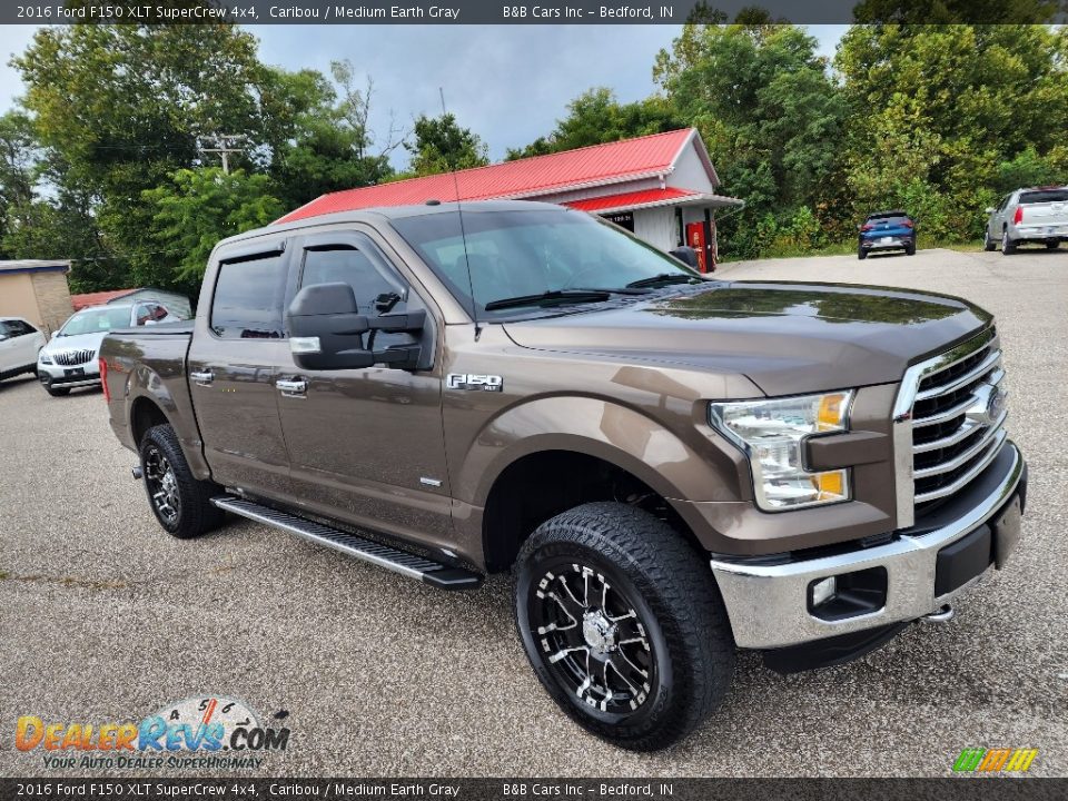 2016 Ford F150 XLT SuperCrew 4x4 Caribou / Medium Earth Gray Photo #29