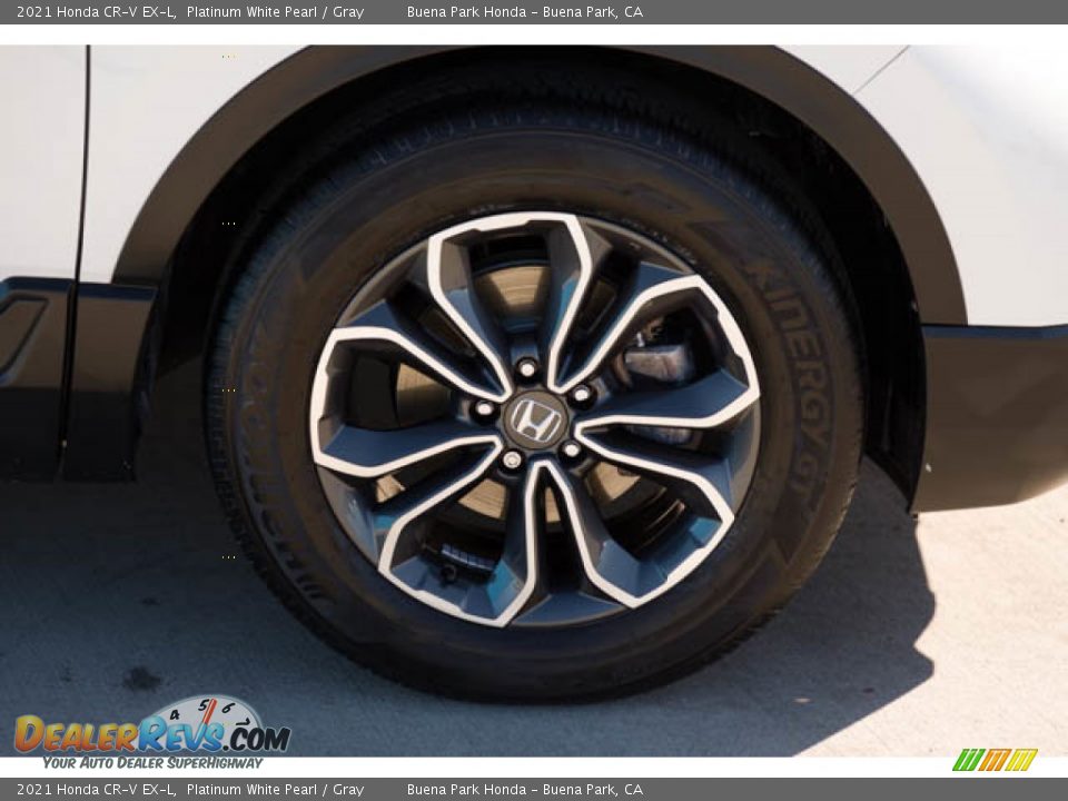 2021 Honda CR-V EX-L Platinum White Pearl / Gray Photo #35