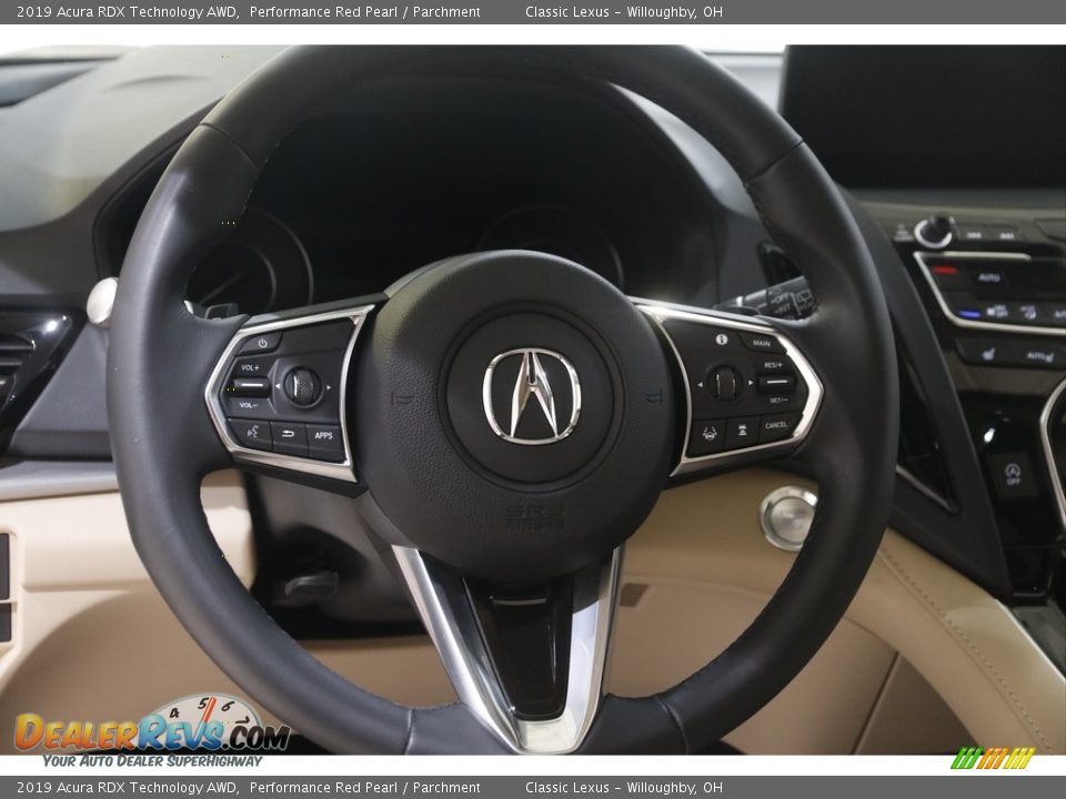 2019 Acura RDX Technology AWD Performance Red Pearl / Parchment Photo #7
