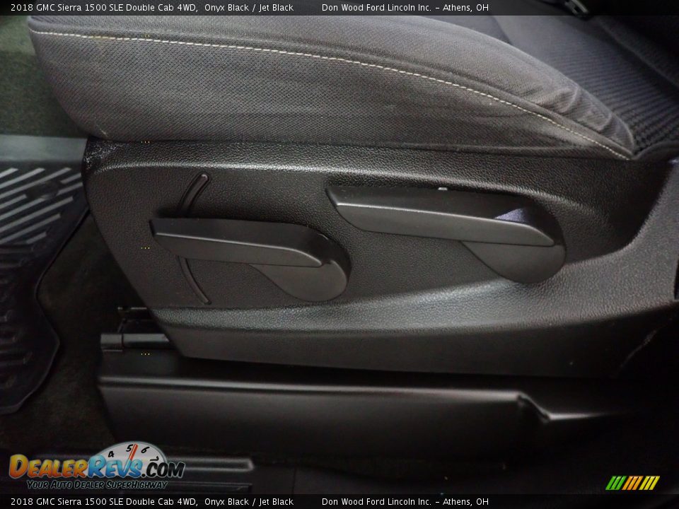 2018 GMC Sierra 1500 SLE Double Cab 4WD Onyx Black / Jet Black Photo #20
