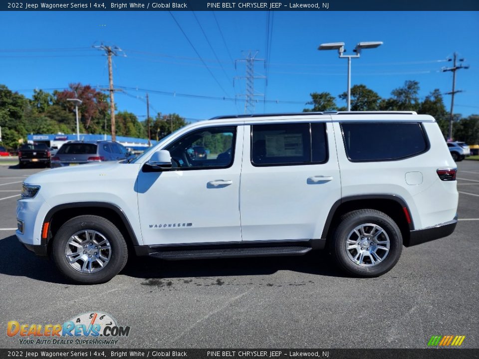 2022 Jeep Wagoneer Series I 4x4 Bright White / Global Black Photo #3