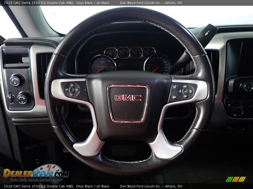 2018 GMC Sierra 1500 SLE Double Cab 4WD Steering Wheel Photo #24