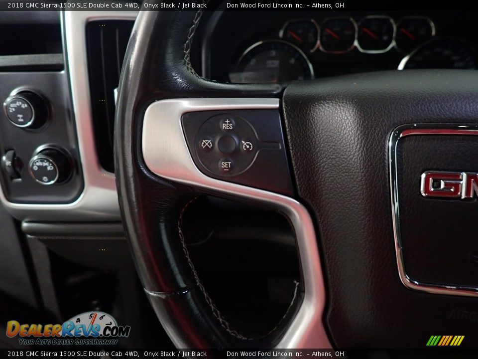 2018 GMC Sierra 1500 SLE Double Cab 4WD Steering Wheel Photo #26
