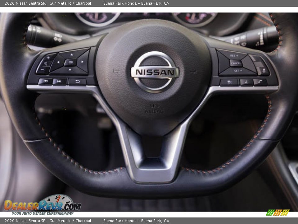 2020 Nissan Sentra SR Gun Metallic / Charcoal Photo #13