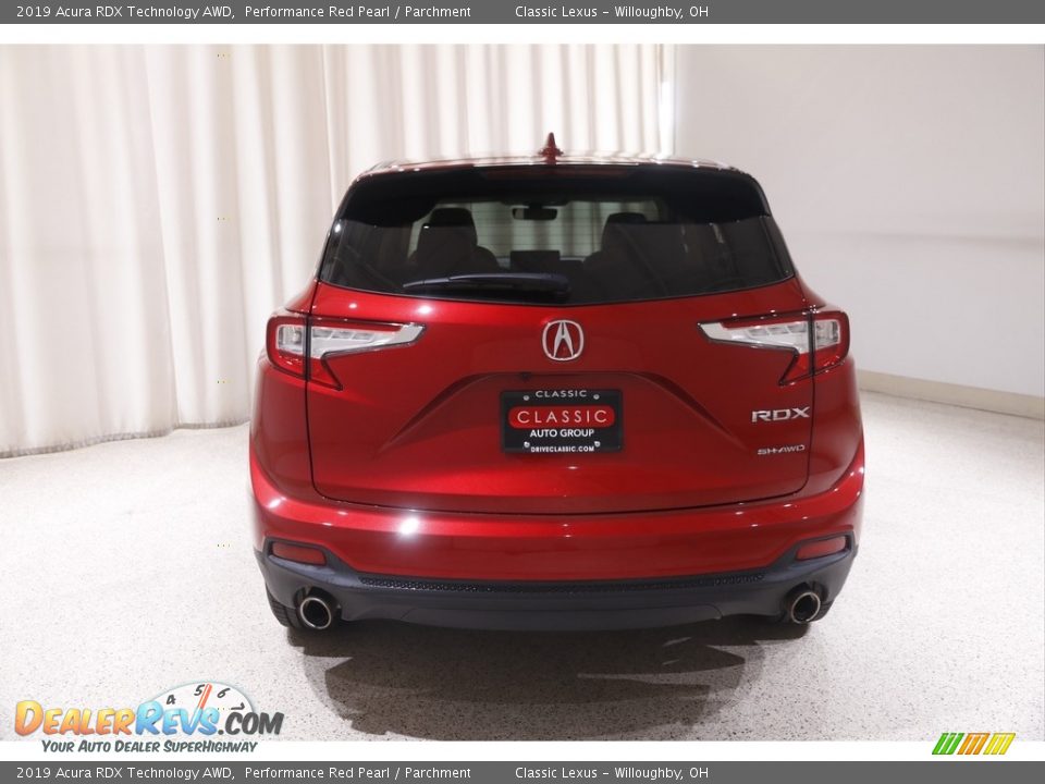 2019 Acura RDX Technology AWD Performance Red Pearl / Parchment Photo #21