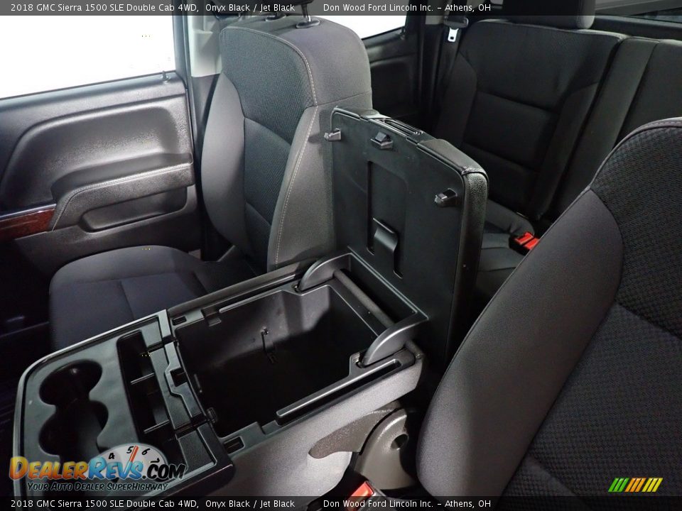 2018 GMC Sierra 1500 SLE Double Cab 4WD Onyx Black / Jet Black Photo #30