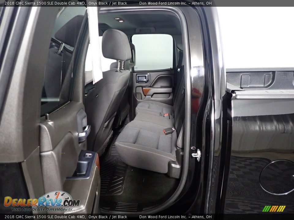 Rear Seat of 2018 GMC Sierra 1500 SLE Double Cab 4WD Photo #32