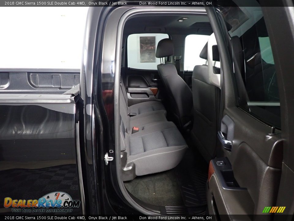Rear Seat of 2018 GMC Sierra 1500 SLE Double Cab 4WD Photo #34