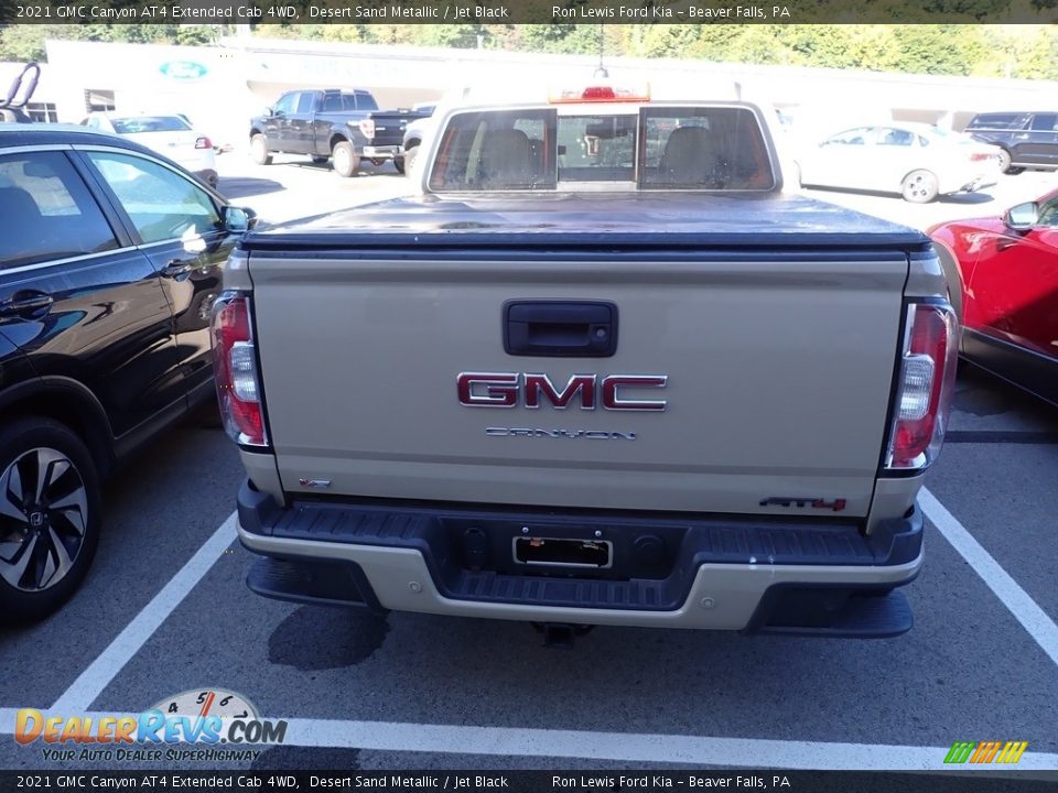 2021 GMC Canyon AT4 Extended Cab 4WD Desert Sand Metallic / Jet Black Photo #3
