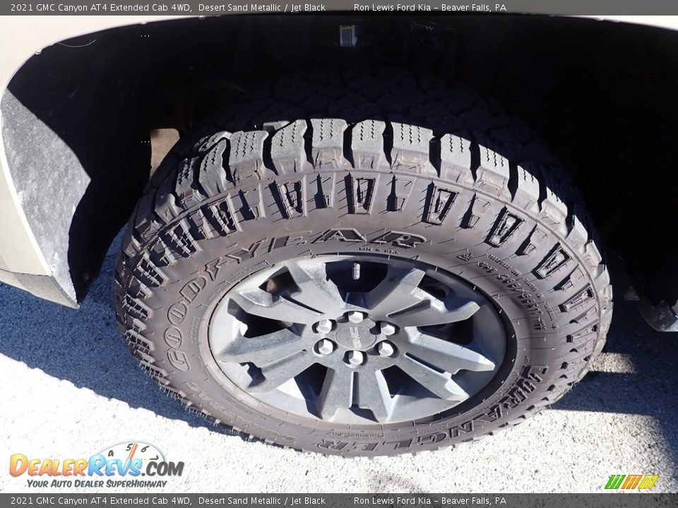 2021 GMC Canyon AT4 Extended Cab 4WD Desert Sand Metallic / Jet Black Photo #5