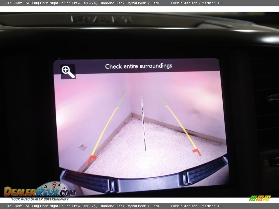 2020 Ram 1500 Big Horn Night Edition Crew Cab 4x4 Diamond Black Crystal Pearl / Black Photo #13