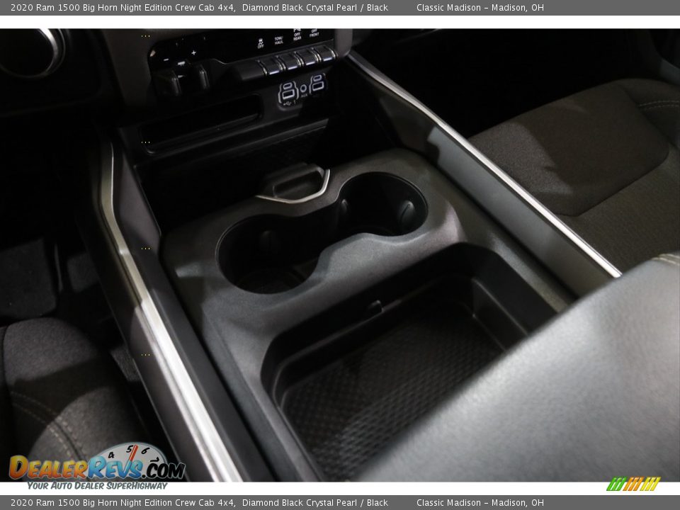 2020 Ram 1500 Big Horn Night Edition Crew Cab 4x4 Diamond Black Crystal Pearl / Black Photo #14