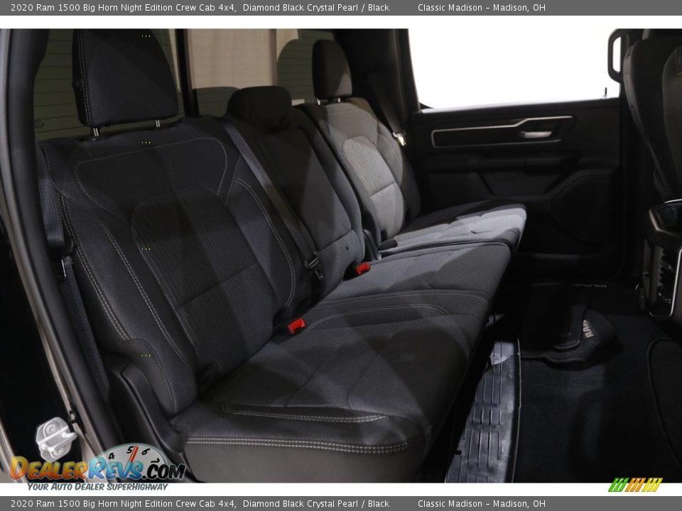 2020 Ram 1500 Big Horn Night Edition Crew Cab 4x4 Diamond Black Crystal Pearl / Black Photo #17