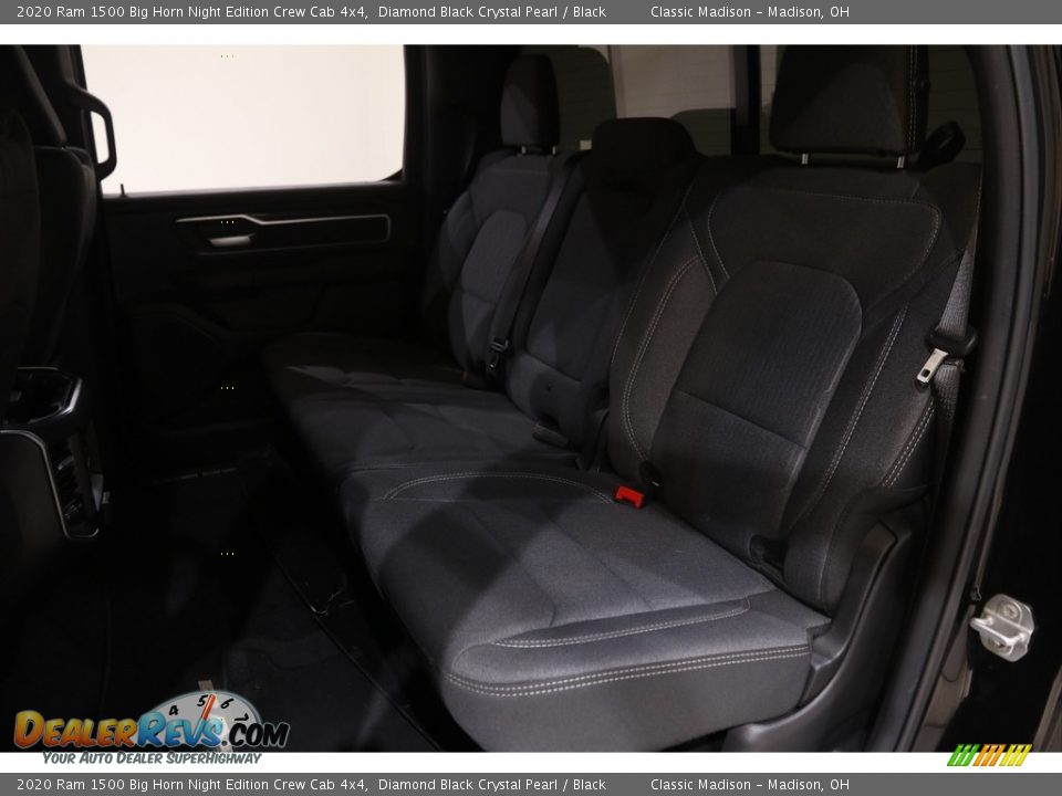 2020 Ram 1500 Big Horn Night Edition Crew Cab 4x4 Diamond Black Crystal Pearl / Black Photo #18