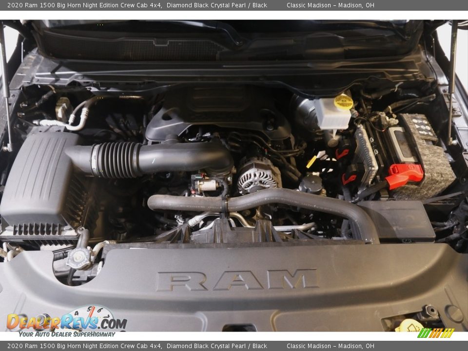 2020 Ram 1500 Big Horn Night Edition Crew Cab 4x4 Diamond Black Crystal Pearl / Black Photo #19