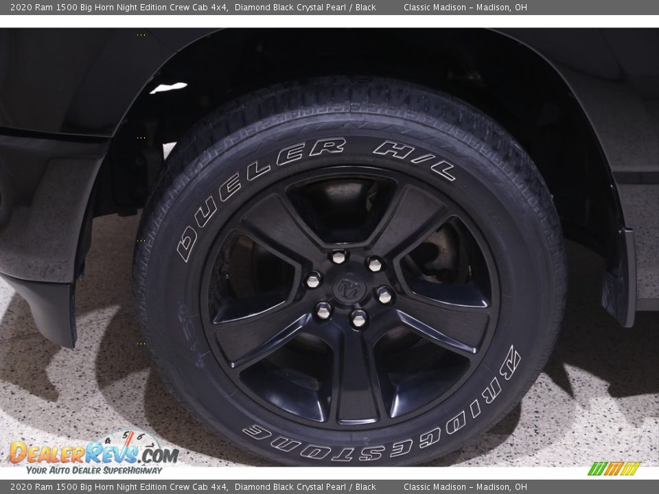 2020 Ram 1500 Big Horn Night Edition Crew Cab 4x4 Diamond Black Crystal Pearl / Black Photo #20