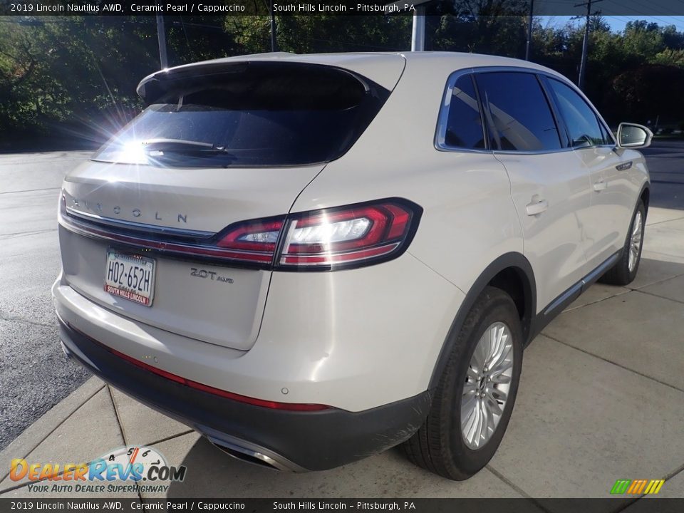 2019 Lincoln Nautilus AWD Ceramic Pearl / Cappuccino Photo #4