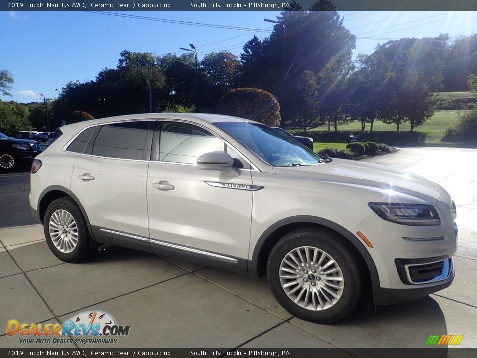 2019 Lincoln Nautilus AWD Ceramic Pearl / Cappuccino Photo #5