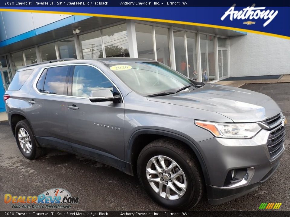 2020 Chevrolet Traverse LT Satin Steel Metallic / Jet Black Photo #1