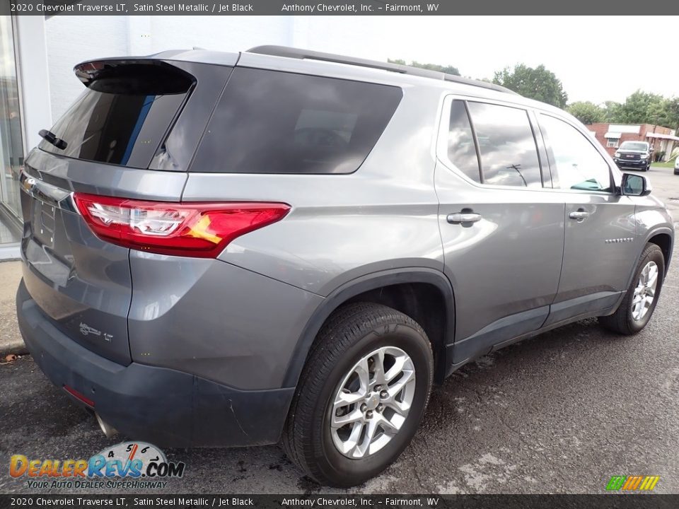 2020 Chevrolet Traverse LT Satin Steel Metallic / Jet Black Photo #3