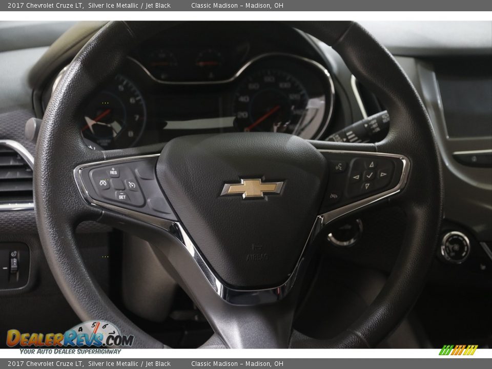 2017 Chevrolet Cruze LT Silver Ice Metallic / Jet Black Photo #7