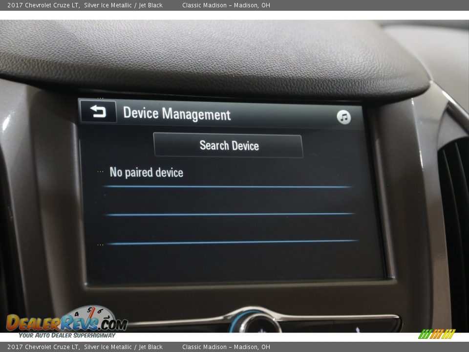 2017 Chevrolet Cruze LT Silver Ice Metallic / Jet Black Photo #11