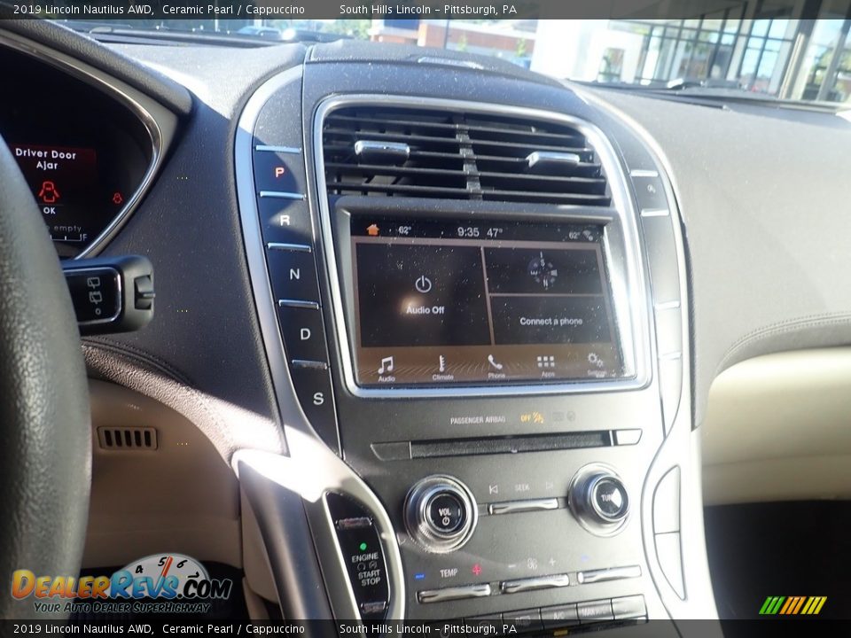 2019 Lincoln Nautilus AWD Ceramic Pearl / Cappuccino Photo #22