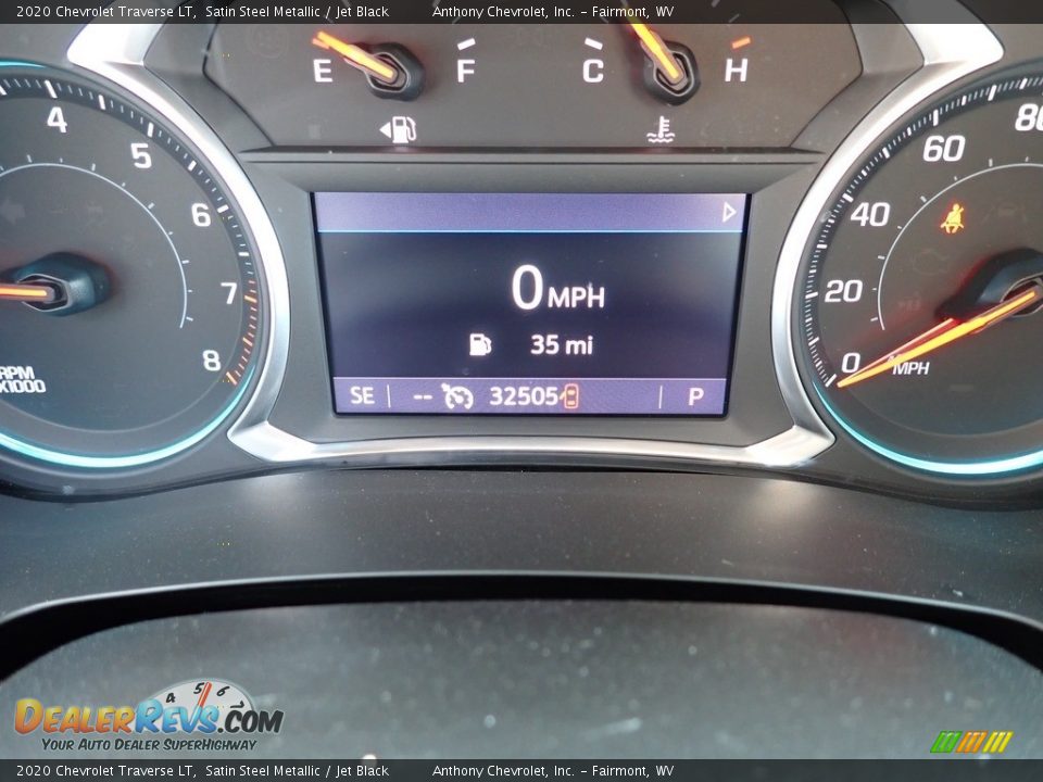 2020 Chevrolet Traverse LT Satin Steel Metallic / Jet Black Photo #20
