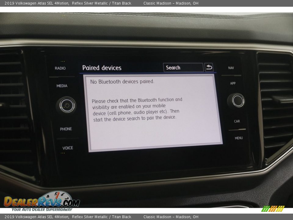 2019 Volkswagen Atlas SEL 4Motion Reflex Silver Metallic / Titan Black Photo #11