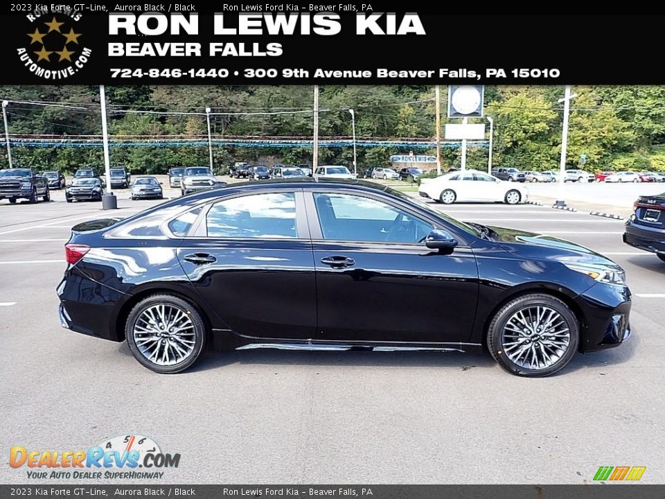 2023 Kia Forte GT-Line Aurora Black / Black Photo #1