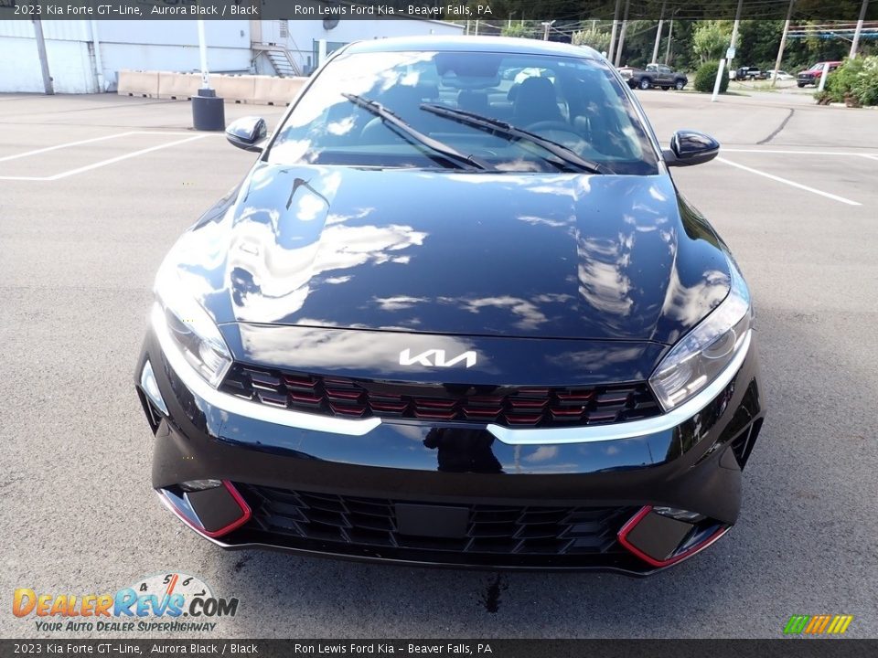 2023 Kia Forte GT-Line Aurora Black / Black Photo #3