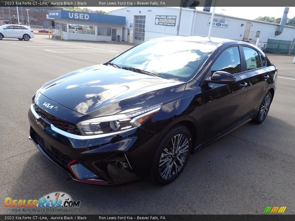 2023 Kia Forte GT-Line Aurora Black / Black Photo #4