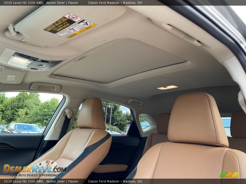 Sunroof of 2016 Lexus NX 200t AWD Photo #11