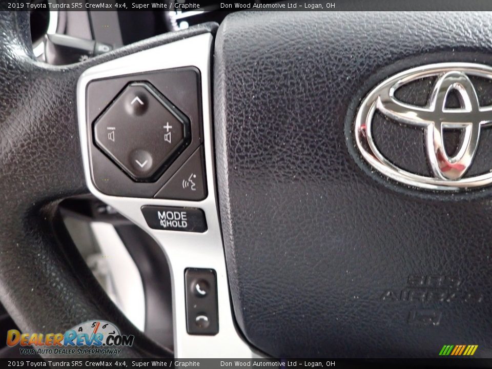 2019 Toyota Tundra SR5 CrewMax 4x4 Super White / Graphite Photo #15