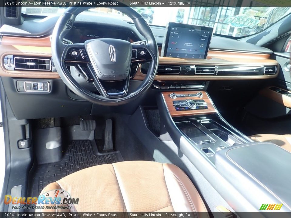 Ebony Roast Interior - 2020 Lincoln Aviator Reserve AWD Photo #17