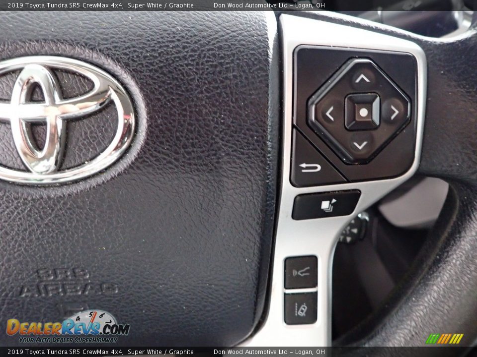 2019 Toyota Tundra SR5 CrewMax 4x4 Super White / Graphite Photo #16