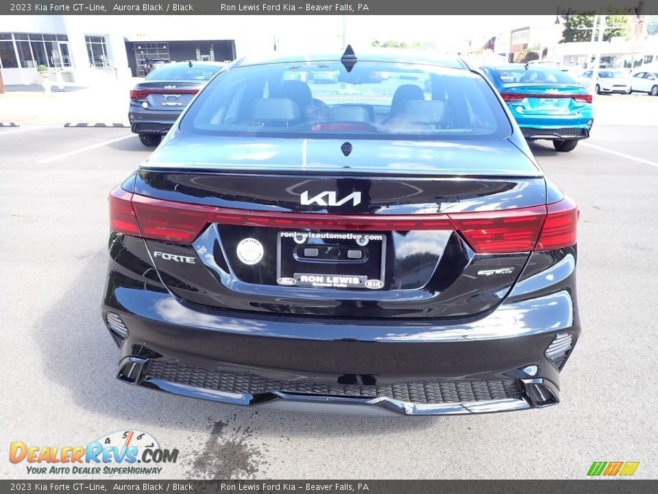 2023 Kia Forte GT-Line Aurora Black / Black Photo #7