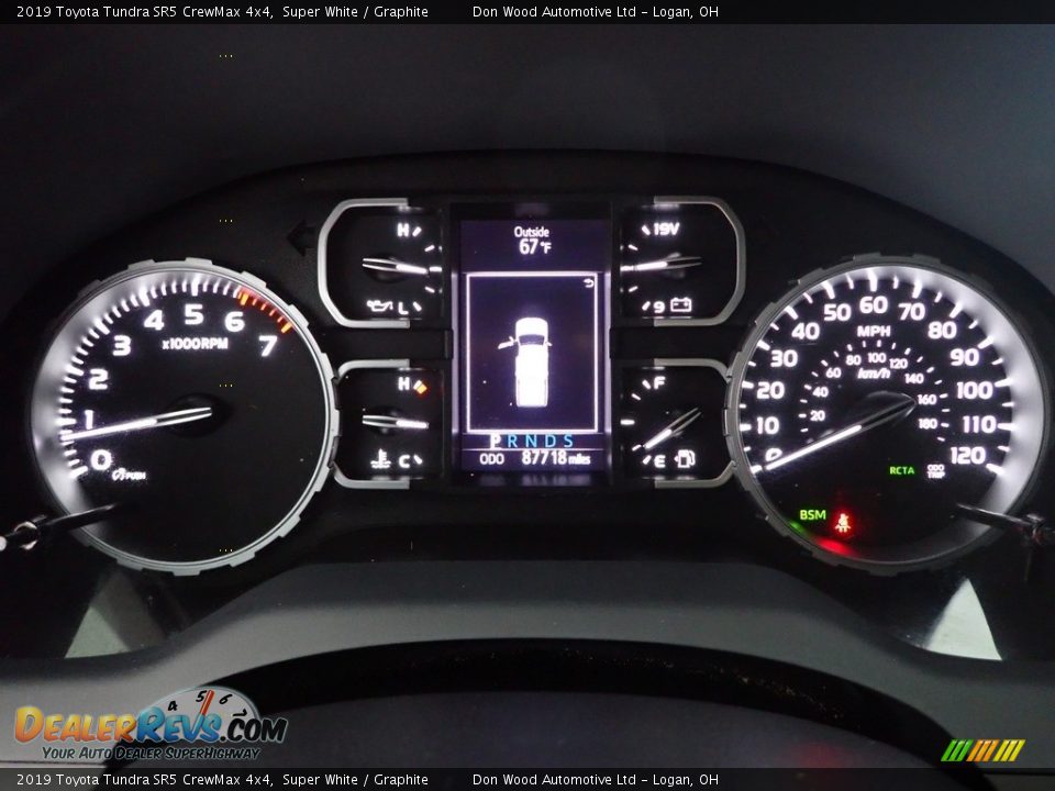 2019 Toyota Tundra SR5 CrewMax 4x4 Super White / Graphite Photo #17