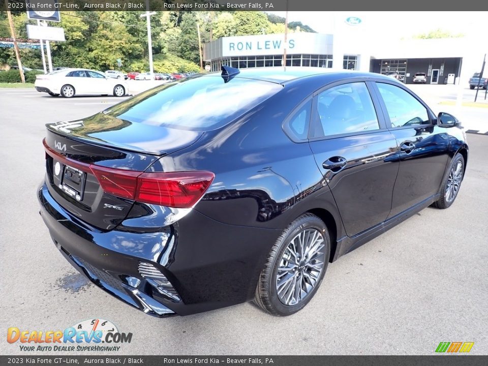 2023 Kia Forte GT-Line Aurora Black / Black Photo #8