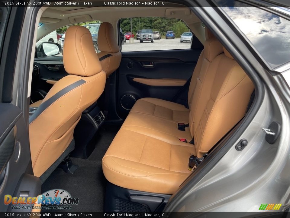 Rear Seat of 2016 Lexus NX 200t AWD Photo #14