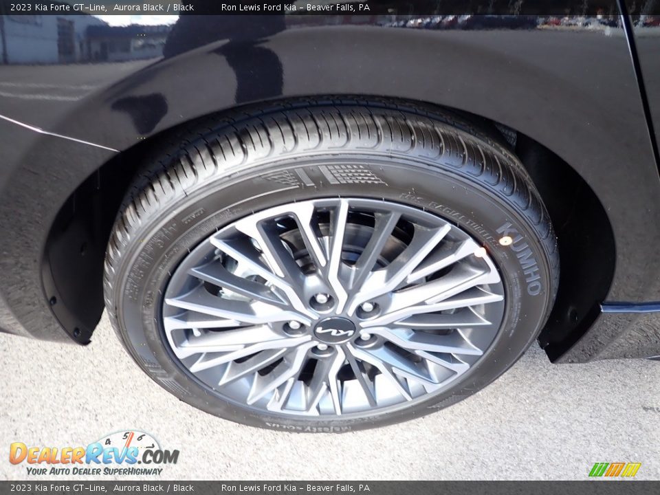 2023 Kia Forte GT-Line Aurora Black / Black Photo #9