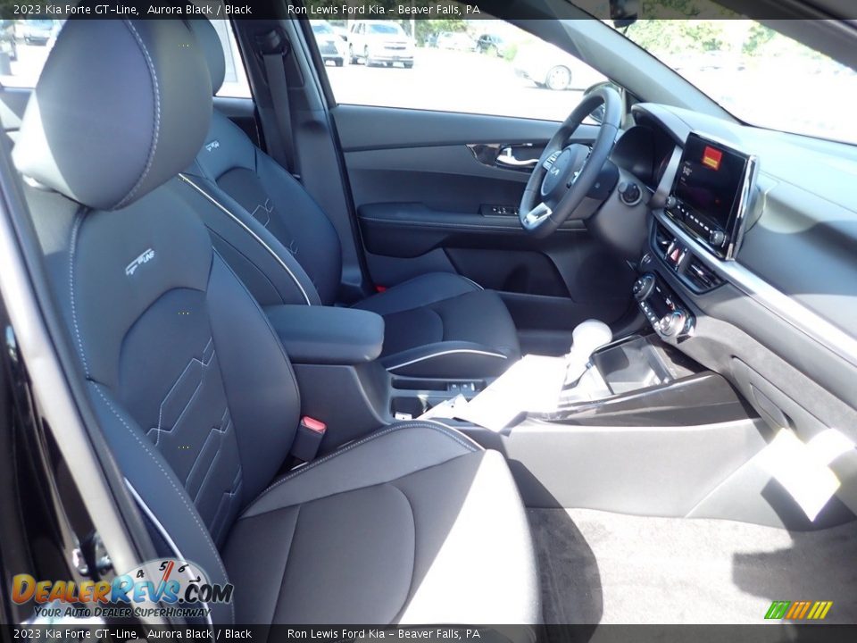 2023 Kia Forte GT-Line Aurora Black / Black Photo #11
